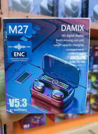 M27 TWS Wireless Earphones Bluetooth5.3 Stereo Headphones Sport Waterproof Earbuds Headset_img_2