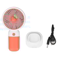 Cute Fruit Summer Portable USB Rechargeable Handheld Mini Fan Ooling Mini Portable Handheld Fans_img_4