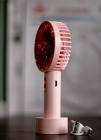 Handheld Portable USB Rechargeable Desktop Fan Office Room Outdoor Traveling Cooling Fan_img_1