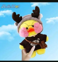 HelloKimi 30cm Mimi Ins Little Yellow Duck Dol Plush Shoft Toy_img_1