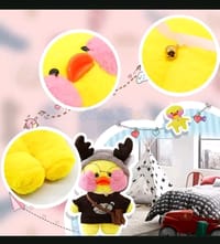 HelloKimi 30cm Mimi Ins Little Yellow Duck Dol Plush Shoft Toy_img_6