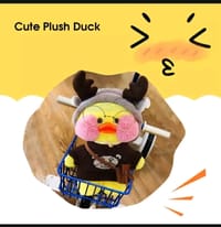 HelloKimi 30cm Mimi Ins Little Yellow Duck Dol Plush Shoft Toy_img_5