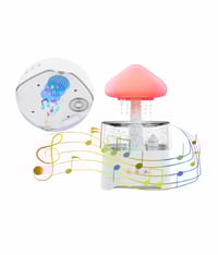 5 IN 1 Bluetooth Speaker Rain Cloud Humidifier, switchable 7 colors, 450ml capacity super quiet, intelligent anti-dry function_img_1