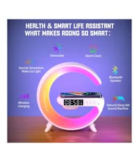 G63 Atmosphere RGB Light Bluetooth Speaker With Wireless Charging_img_2