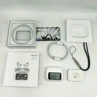 A9 Pro ANC Touch Screen Display Earbuds – White Color_img_1