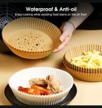 MAYTTO Air Fryer Paper Baking Oil Proof and Oil Absorbing Paper Plate 30pcs_img_3