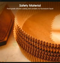 MAYTTO Air Fryer Paper Baking Oil Proof and Oil Absorbing Paper Plate 30pcs_img_6