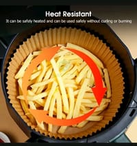 MAYTTO Air Fryer Paper Baking Oil Proof and Oil Absorbing Paper Plate 30pcs_img_5