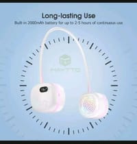 MAYTTO Neck Fan Portable Bladeless 360° Adjustable USB Cooling Neck Fan._img_2