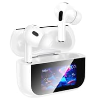 Hoco EW79 Bright ANC Touch Screen Bluetooth Earbuds – White_img_1