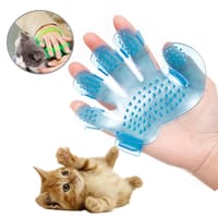 Pet Bath Glove Brush Body Scrub Dog Cat shower brush_img_0
