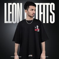 "SILENT" Men’s Oversized Drop Shoulder T-shirt in BLACK._img_1