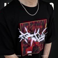 "KENDRICK" Men’s Oversized Drop Shoulder T-shirt in BLACK._img_1