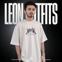 Men’s Oversized Drop Shoulder T-shirt in Off White._img_0