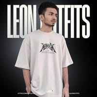 Men’s Oversized Drop Shoulder T-shirt in Off White._img_1