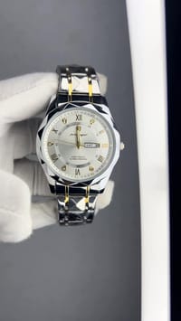 Gold Quartz Watch For Men_img_0