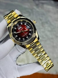 Gold Quartz Watch For Men_img_0