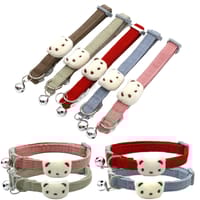 Luxury Neck Strap Soft Collar For Small Dog/Cat Collars Cat Belt - Multicolour_img_0