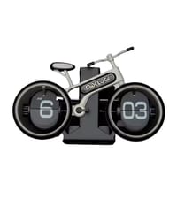 MidClock HY-F117 Unique Bicycle Vintage Flip Desk Clock_img_1