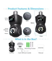 V380 E9 Dual Lens Bulb PTZ IP Camera_img_1