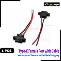 Type-C 2-Pin Waterproof Female USB-C Socket Port with Screw Hole_img_0