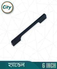 ১ পিস কালো রঙের হ্যান্ডেল ক্যাবিনেট ডোর পুল হ্যান্ডেল ফার্নিচার হার্ডওয়্যার ক্যাবিনেট ড্রয়ার হ্যান্ডেল ৪/৬/৮ ইঞ্চি_img_2