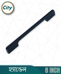 ১ পিস কালো রঙের হ্যান্ডেল ক্যাবিনেট ডোর পুল হ্যান্ডেল ফার্নিচার হার্ডওয়্যার ক্যাবিনেট ড্রয়ার হ্যান্ডেল ৪/৬/৮ ইঞ্চি_img_3