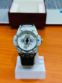 Hublot Big Bang Egypt Unico Sang King Silver Watch Men_img_0