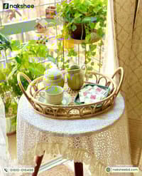 বেতের ট্রে (Cane Tray) - ওভাল আকৃতি (Design Code: T02)_img_7