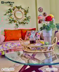 বেতের ট্রে (Cane Tray) - ওভাল আকৃতি (Design Code: T02)_img_8