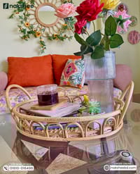 বেতের ট্রে (Cane Tray) - ওভাল আকৃতি (Design Code: T02)_img_9