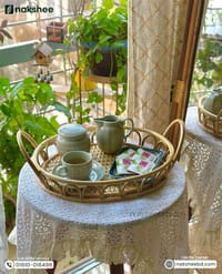 বেতের ট্রে (Cane Tray) - ওভাল আকৃতি (Design Code: T02)_img_11