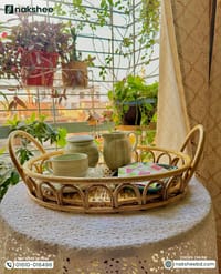 বেতের ট্রে (Cane Tray) - ওভাল আকৃতি (Design Code: T02)_img_12