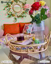 বেতের ট্রে (Cane Tray) - ওভাল আকৃতি (Design Code: T02)_img_15