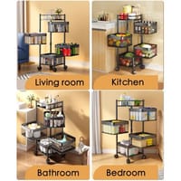 4/5 Layer Square Shape Kitchen Rack_img_1