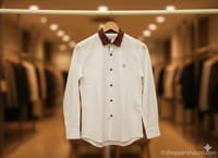 Trendy red white contrast shirt 0089_img_1