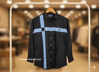 New trendy Block print shirt Black_img_1