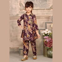 Trending Dress for Kids Girls Co Ords Sets_img_2