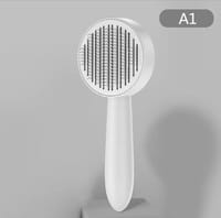 Cat Brush Pet Comb Self Cleaning Slicker Brush Remove Hair Grooming_img_0