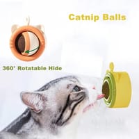 360 degree Rotating Pet Catnip Toy Bite-resistant Licking Kitten Mint Catnip Balls_img_0