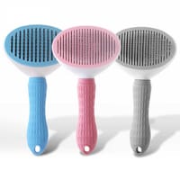 Dog Cat Brush Self Cleaning Slicker Pet Grooming Brushes Hair Remover Comb Tools_img_0