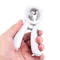 Cat Dog Nail Clippers and Trimmer, Pet Nail Clippers with Glass Box,safe to Over-Cutting, Nail File & Razor Blue White_img_0
