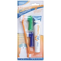 Pet Dog Cat Vanilla/Beef Flavor Toothpaste Toothbrush Oral Hygiene Health Care_img_0