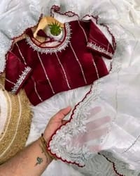 Georgette Sharee with Blouse Piece_img_2