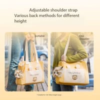 Cat Carrier Bag Canvas Pet Shoulder Bag for Puppy Small Dogs and Cats Hiking_img_4