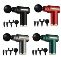 Mini Electric Massage Gun Portable Deep Tissue Massage Gun - Pain Relief USB Rechargeable Body Massager_img_1