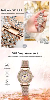 💥LouisWill Steel Strap Waterproof Wristwatch_img_4