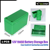 DIY 18650 Battery Storage Box Set (12.6V) – 21-Cell Storage Box + 3S 25A/40A BMS + Spacer Holder + 3.5ft Nickel Strip – 1 Set_img_6