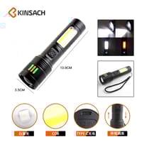KINSACH KS-866 High Power Rechargeable LED Torch Light_img_0