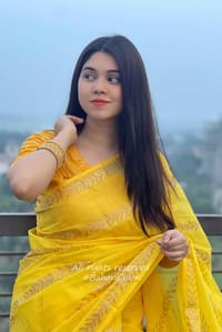 Block Print Sharee with Blouse Piece_img_0